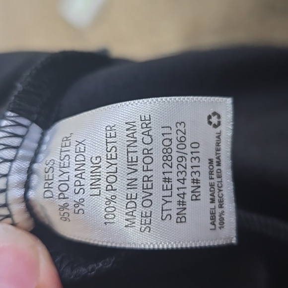 BCX black Sleeveless Halter Neck Sheath Maxi Dress size 2X - Picture 15 of 15